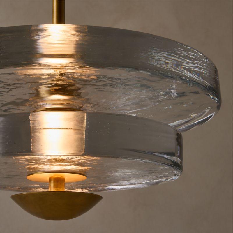 Auden Cast Glass Pendant Light 14.4" - image 4 of 7