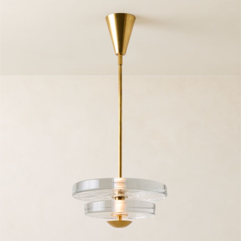 Auden Cast Glass Pendant Light 14.4" - image 5 of 7