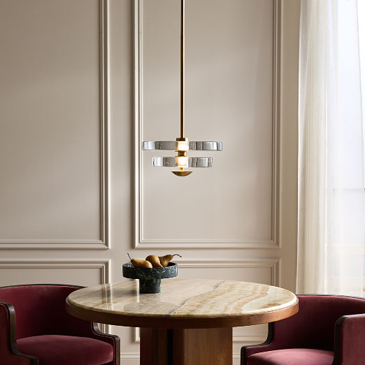 Auden Cast Glass Pendant Light 14.4"
