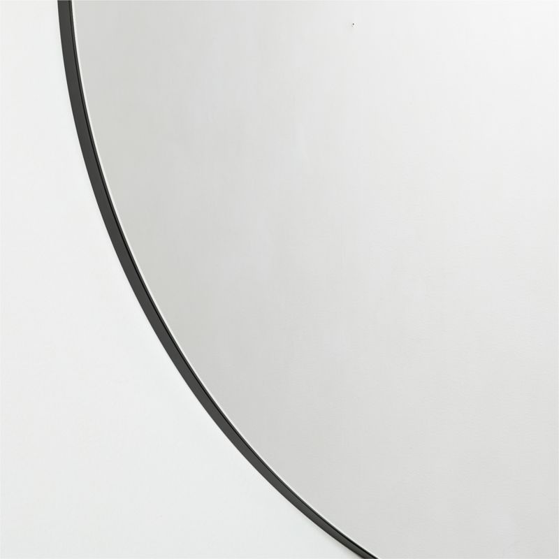 Audre Blackened Brass Round Wall Mirror 36" - image 2 of 3