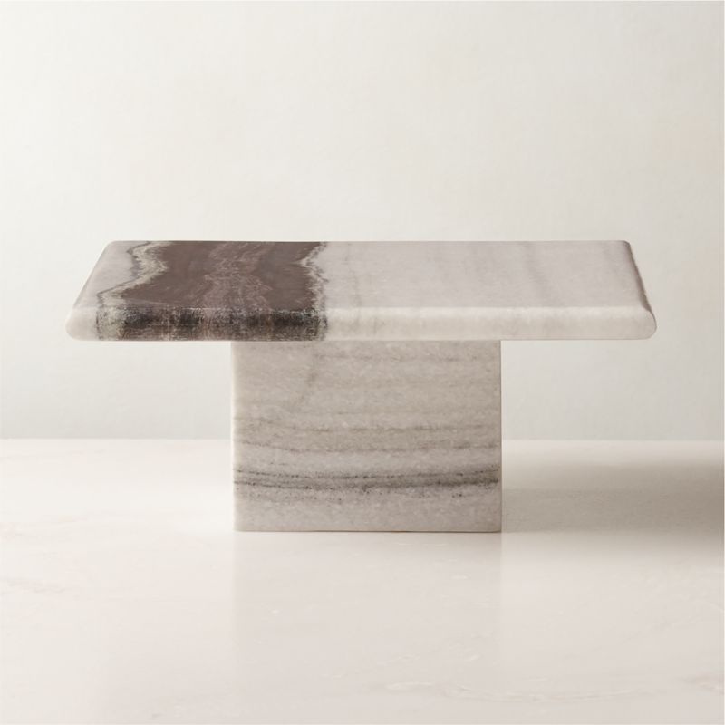 View Audrea Square Marble Cake Stand/Server details