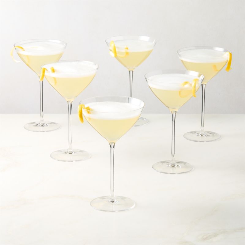 View Audrey Martini Glasses Set of 6 details