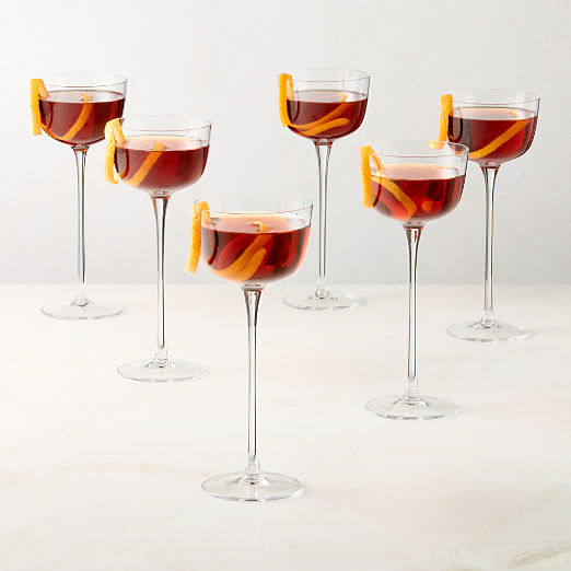 Audrey Nick & Nora Glasses Set of 6