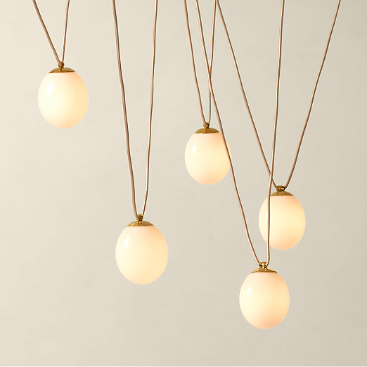 Augustine 5-Bulb Glass Chandelier by goop