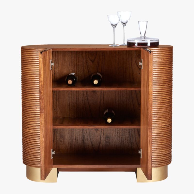 Avalon Rattan Bar Cabinet - image 9 of 16