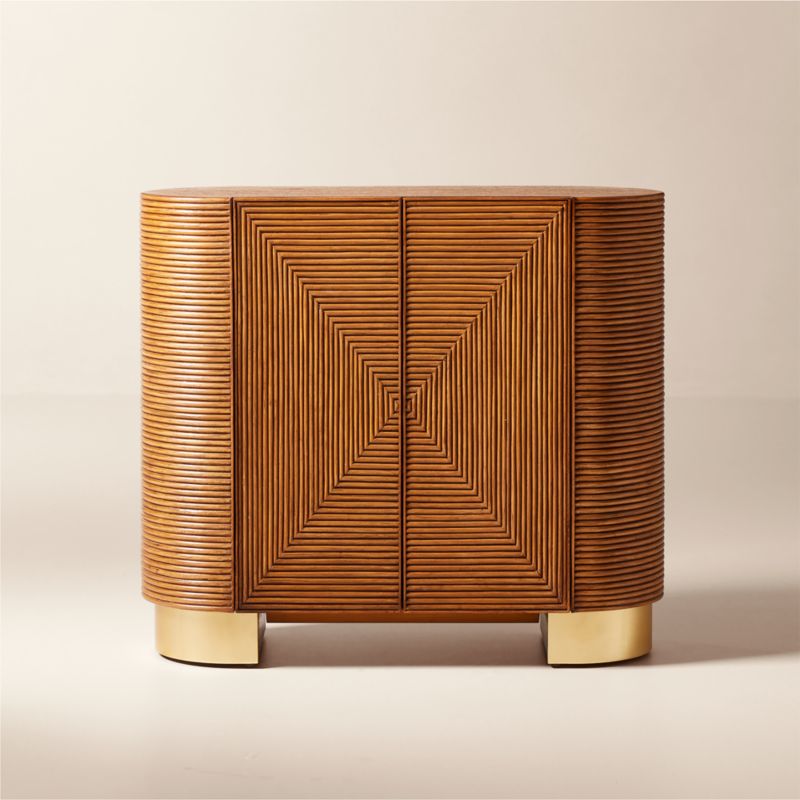 View Avalon Rattan Bar Cabinet details