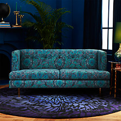 Avec Apartment Sofa With Brass Legs Reviews Cb2 Avec Apartment Sofa With Brass Legs Sold Out