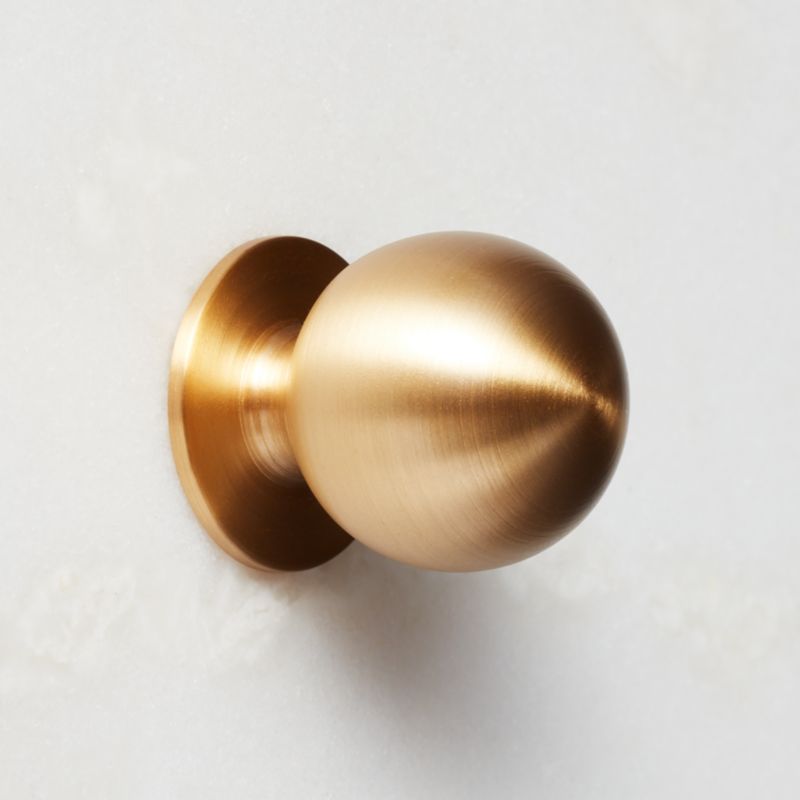 Avery 1" Brushed Brass Knob - image 3 of 7