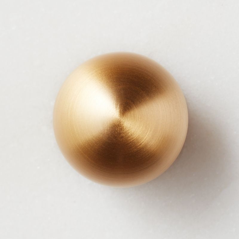 Avery 1" Brushed Brass Knob - image 0 of 7