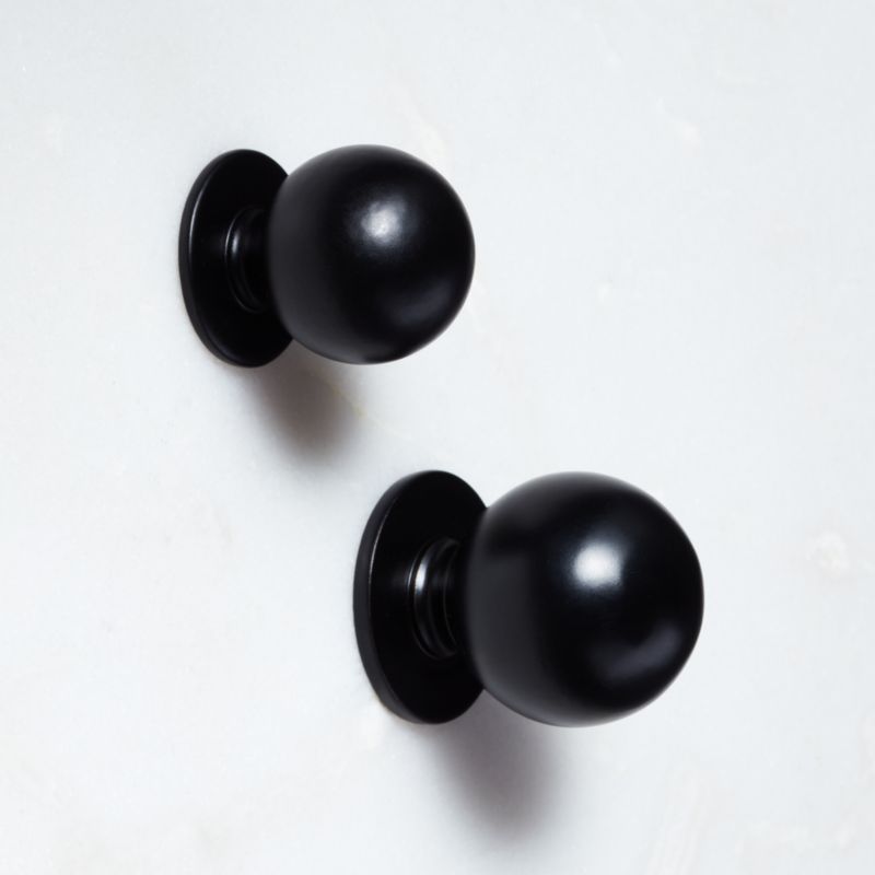 Avery Round Matte Black Metal Knob 1" - image 5 of 7