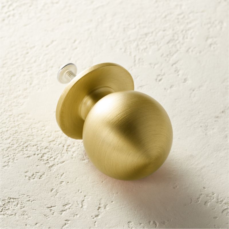 Avery 1.25" Round Brushed Brass Knob - image 2 of 5