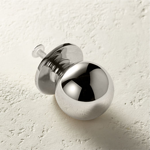 Avery 1.25" Round Polished Nickel Knob