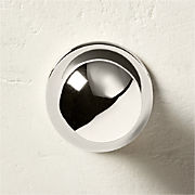 Curveaux Scored Brushed Brass Cabinet Handle 4''