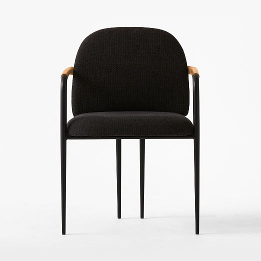 Avont Upholstered Charcoal Performance Fabric Dining Chair