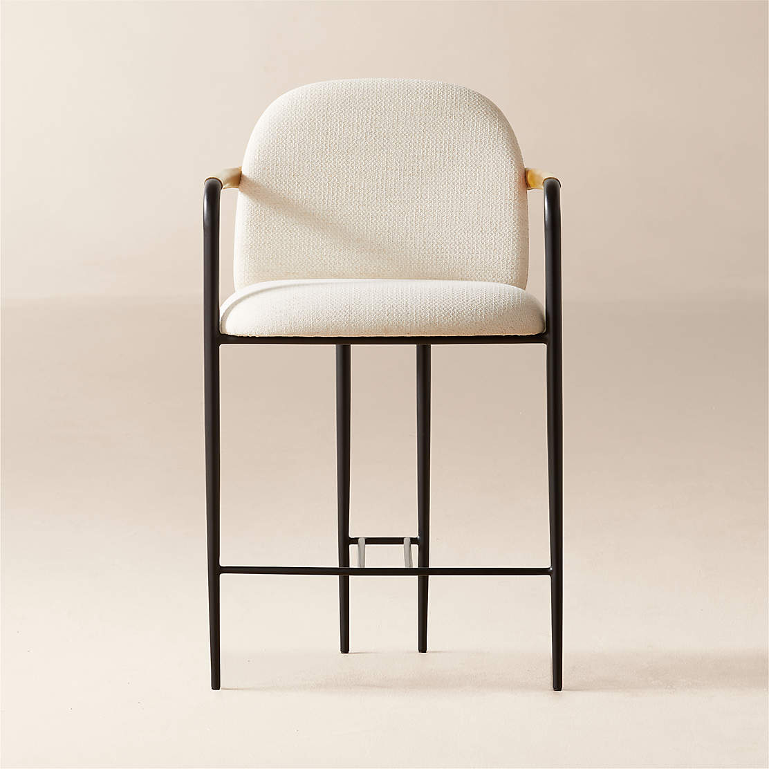 Peg Upholstered Counter Stool + Reviews CB2 Canada