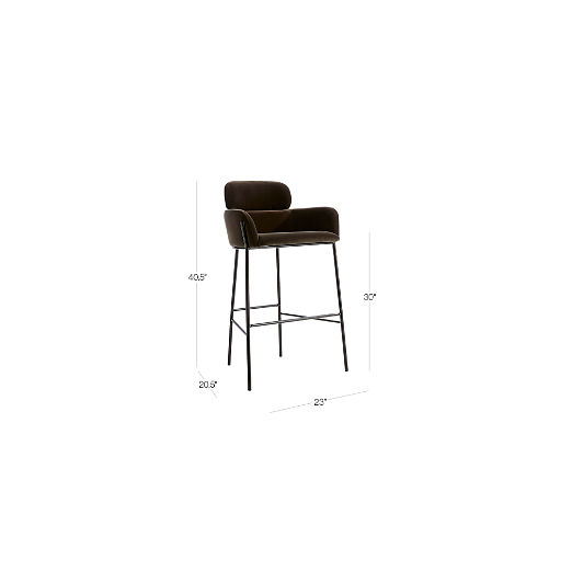 Azalea Mink Bar Stool