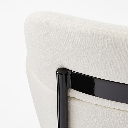 Azalea Upholstered Cream Performance Fabric Counter Stools Set of 2