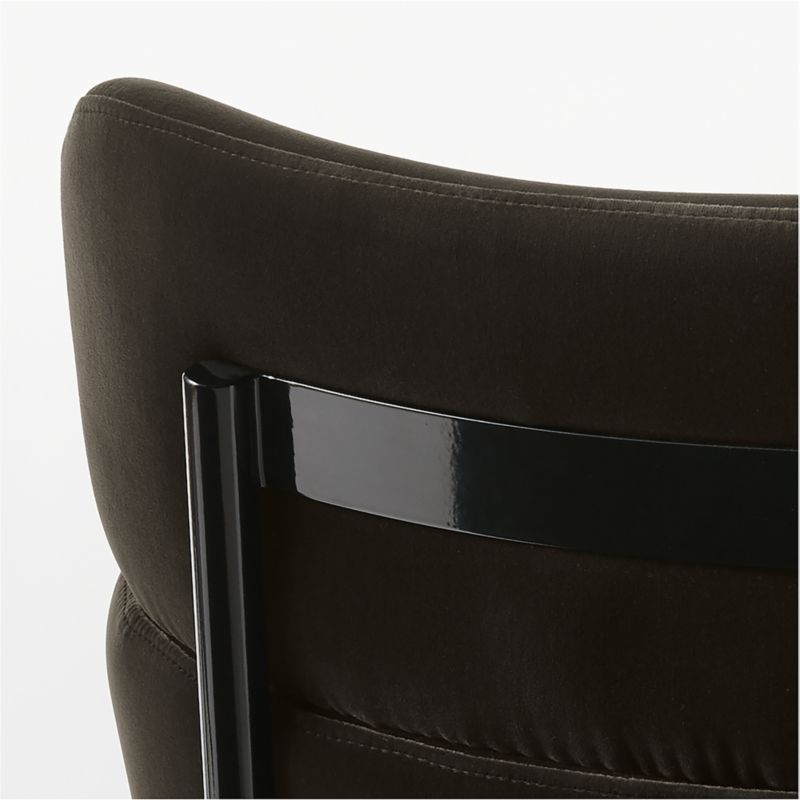 Azalea Mink Grey Velvet Dining Chair - image 10 of 15