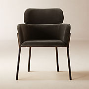 Justine Brown Upholstered Dining Armchair