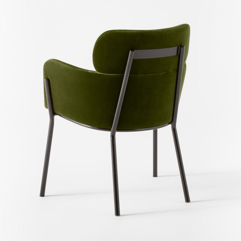 Azalea Green Velvet Dining Chair - image 8 of 11