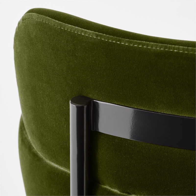 Azalea Green Velvet Dining Chair - image 9 of 11