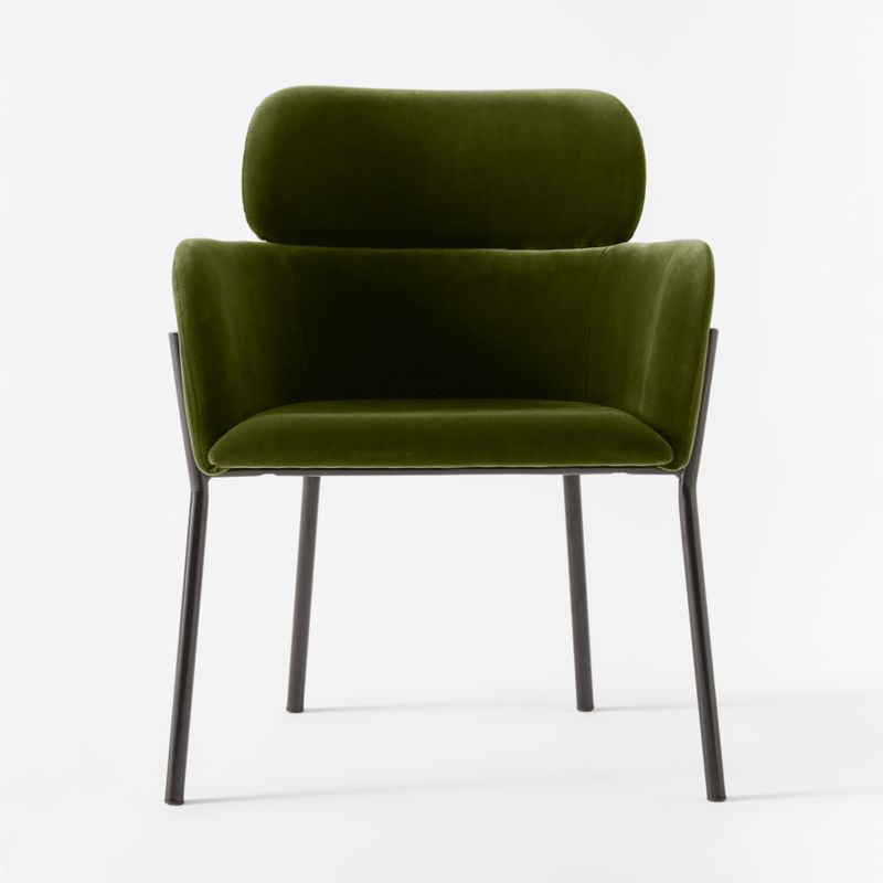 Azalea Green Velvet Dining Chair - image 5 of 11