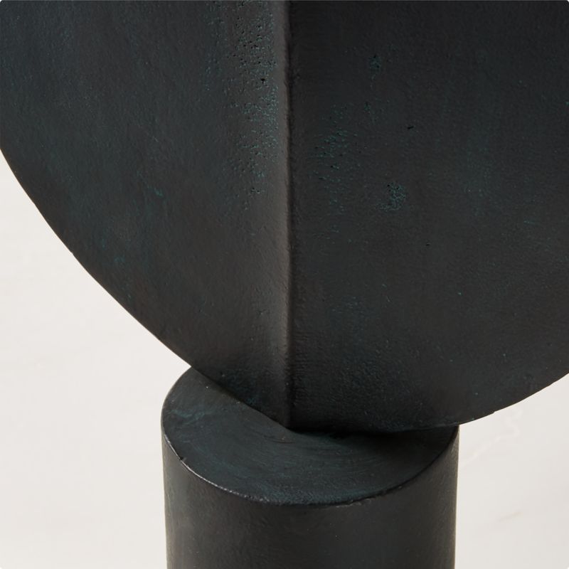 Azande Black Cast Aluminum Sculpture - image 2 of 7