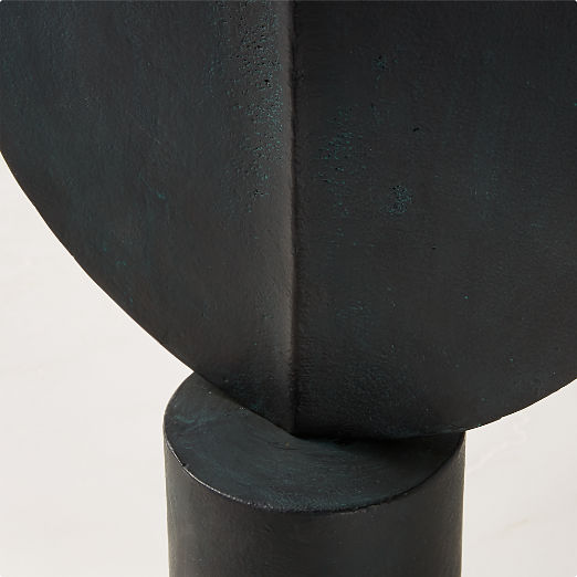 Azande Black Cast Aluminum Sculpture