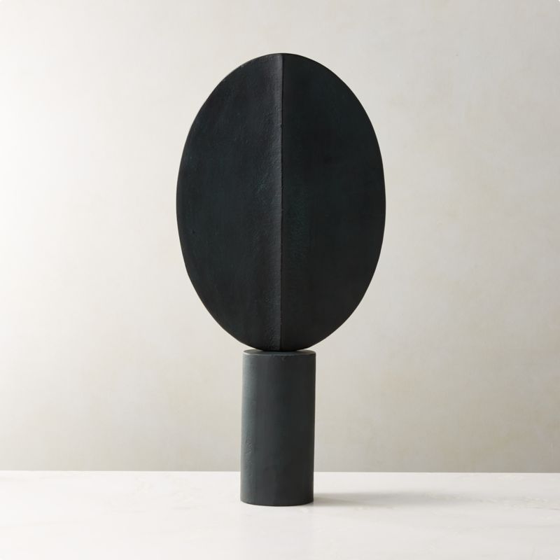 Azande Black Cast Aluminum Sculpture - image 0 of 7