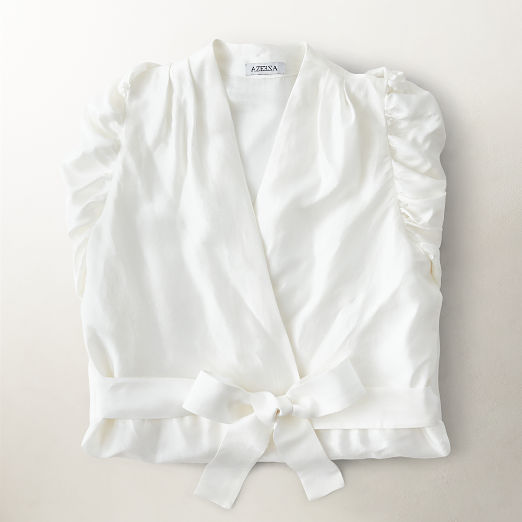 Azeeza Silk Robe Wrap Dress