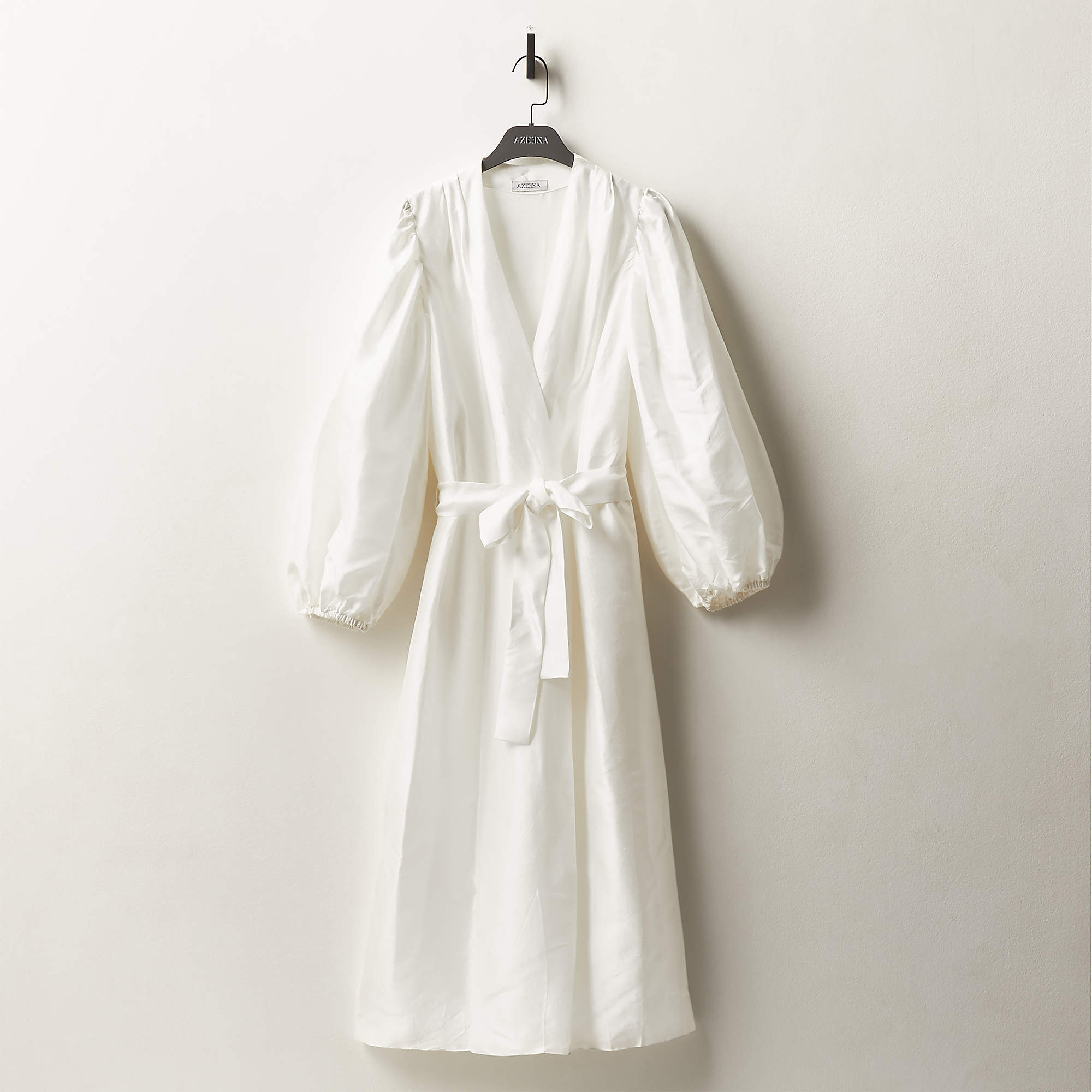 Azeeza Silk Robe Wrap Dress + Reviews CB2 Canada