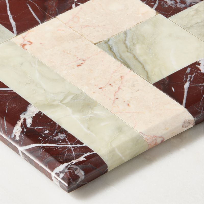 Azure Rectangular Multi-Colored Marble Serving Platter By Nina Garcia - image 2 of 7