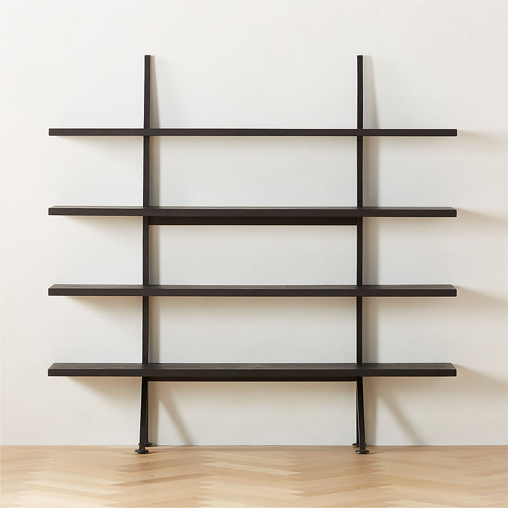 Black And Grey Wall Shelves
