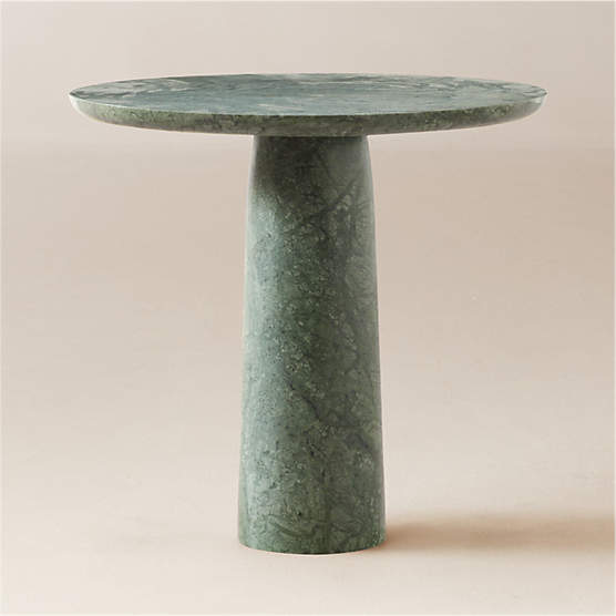 Babylon 30" Round Green Marble Bistro Table