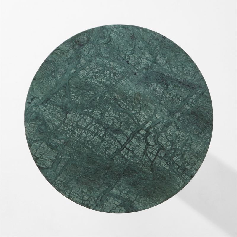 Babylon 30" Round Green Marble Bistro Table - image 5 of 6