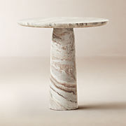 2-Drawer Ivory Shagreen Nightstand