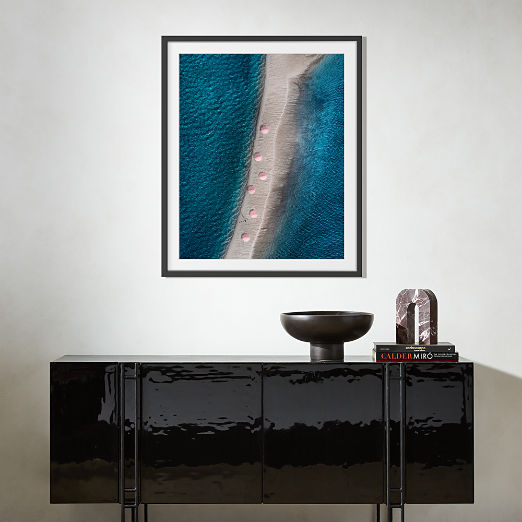 Kamalame Cay, Bahamas' Photographic Print in Black Frame