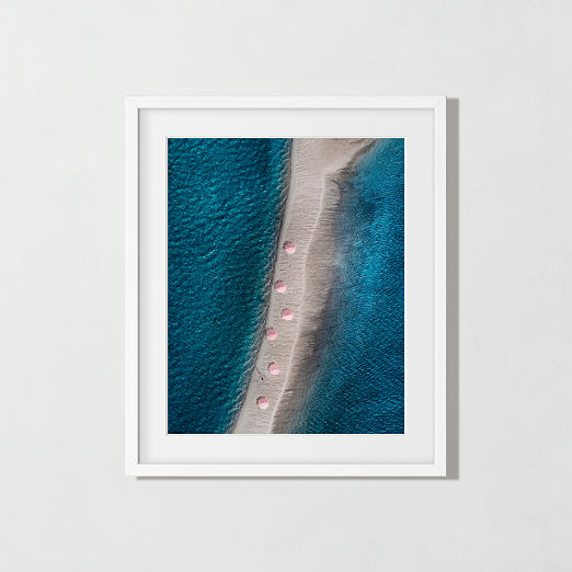 'Kamalame Cay, Bahamas' Photographic Print in White Frame 21.75"x25.75"