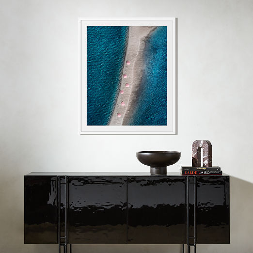 'Kamalame Cay, Bahamas' Photographic Print in White Frame