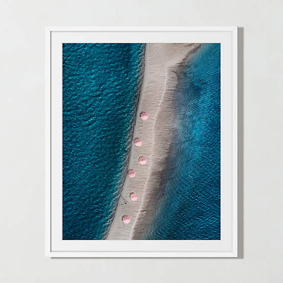 'Kamalame Cay, Bahamas' Photographic Print in White Frame 32.25"x38.75"