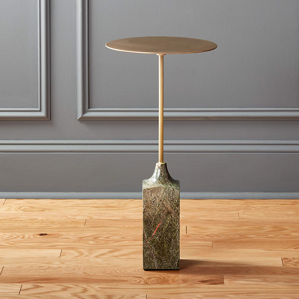 Ballam Green Marble Table Reviews Cb2