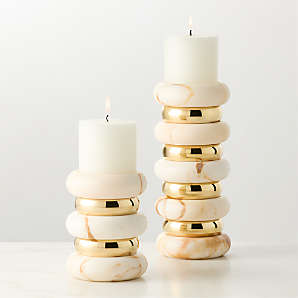 CB2 Magnetic Curve Tealight good Candle Holder