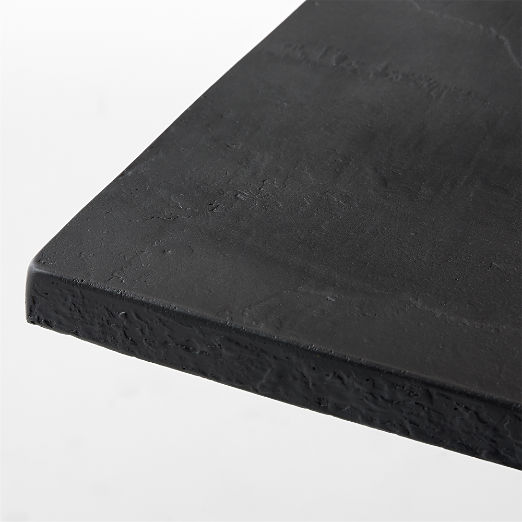Bandon 86" Rectangular Black Concrete Indoor/Outdoor Dining Table