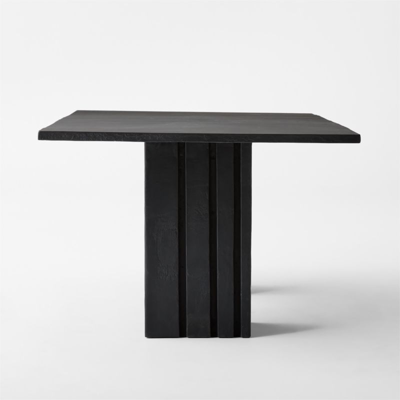 Bandon 86" Rectangular Black Concrete Outdoor Dining Table - image 3 of 7