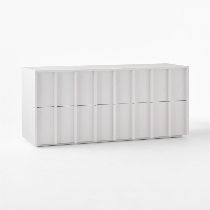 Banyan 4-Drawer White Wood Dresser - image 4 of 9