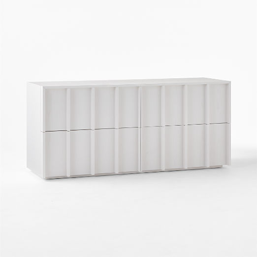 Banyan 4-Drawer White Wood Dresser