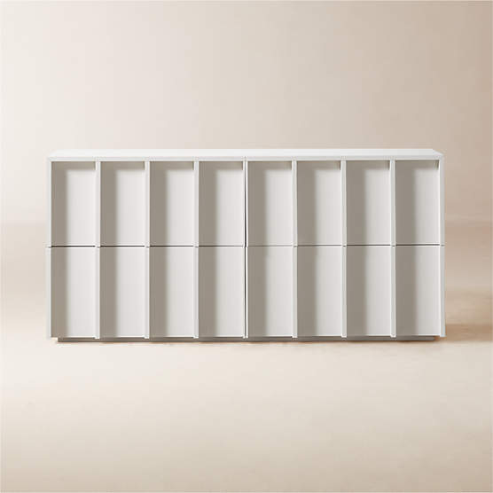 Banyan 4-Drawer White Wood Dresser