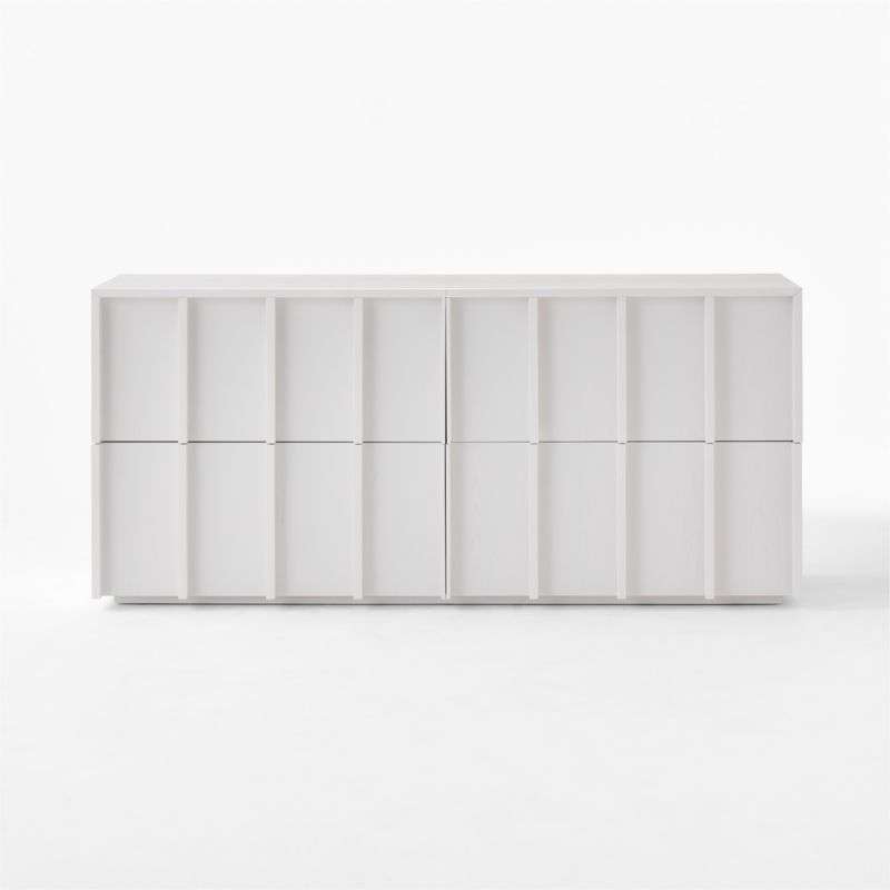 Banyan 4-Drawer White Wood Dresser - image 3 of 9