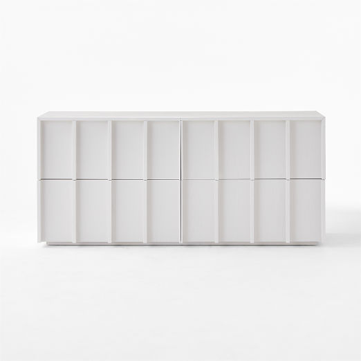 Banyan 4-Drawer White Wood Dresser