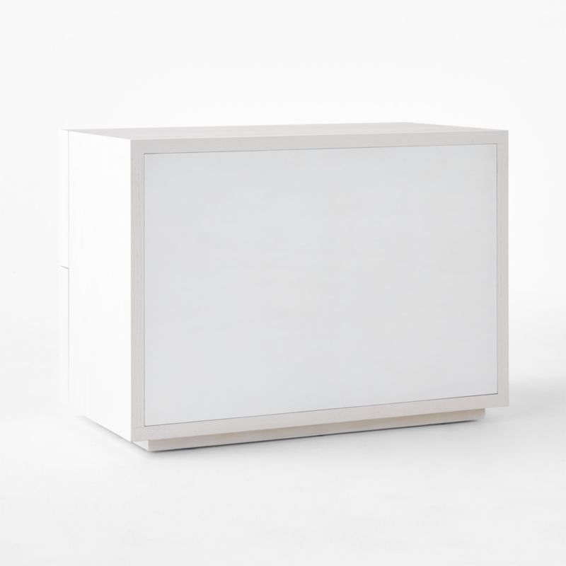 Banyan 2-Drawer White Wood Nightstand - image 7 of 9